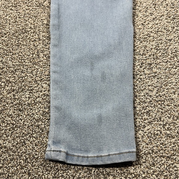 Curve Appeal Jeans Womens 27 Blue Skinny Mid Rise Light Wash Stretch Denim - Picture 5 of 11